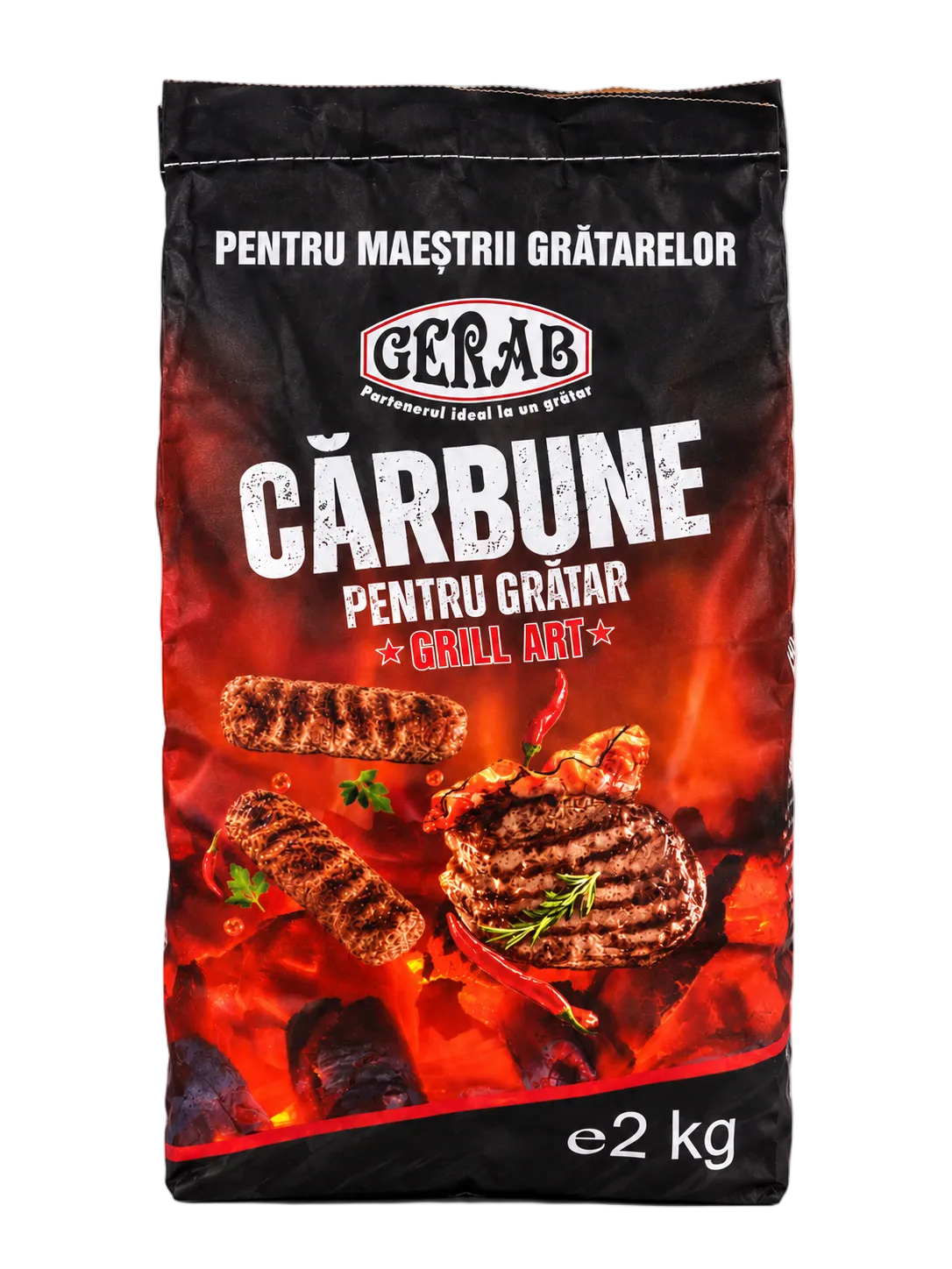 Gerab - Cărbune pentru grătar - Grill ART 2 KG